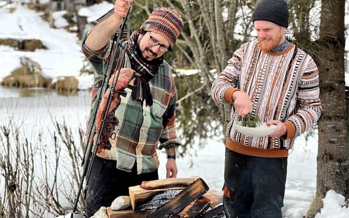 ServusTV Doku, Feuerküche, Rudi Pichler, Fredl Rohrmoser, Asado-Grill