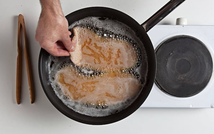 Panieren, Öle, Schnitzel, Küchenwissen