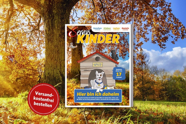 Ein Blick ins das aktuelle Servus Kinder Magazin