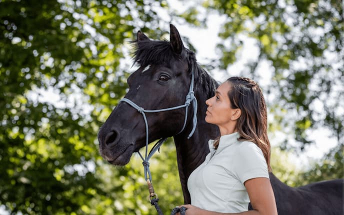 Andrea Schlager, Tiermagazin, Beste Freunde, Pferd