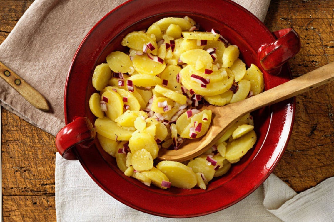 Kartoffelsalat, Erdäpfelsalat, Oma Rezept