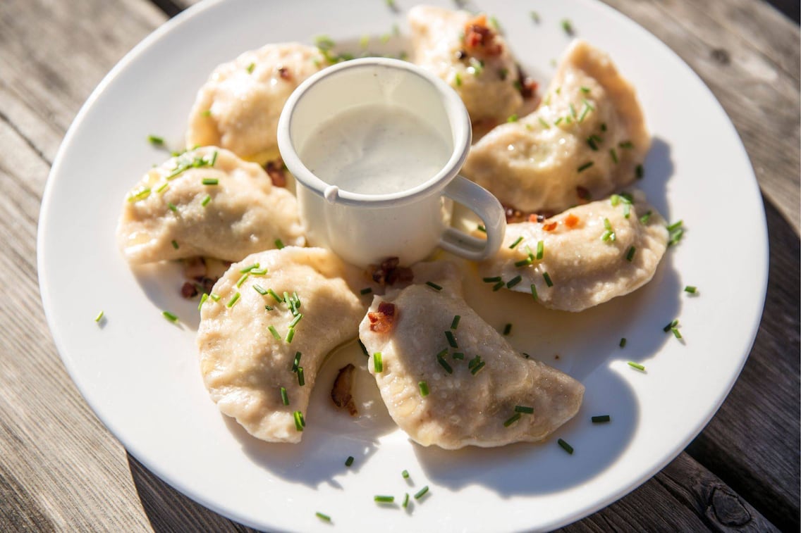 Schlipfkrapfen auf der Dolomitenhütte, Osttirol