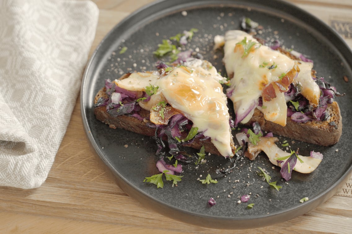 Sauerteigbrot, Toast, Käse, Schinken, Schinken-Käse-Toast