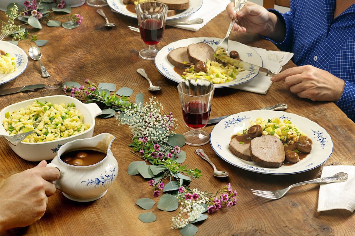 Festessen, Vorarlberg, Gespickter Rindsbraten